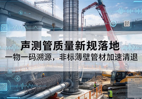格尔木声测管质量新规落地，一物一码溯源，非标薄壁管材加速清退